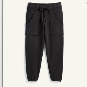 Frankie & Eileen EAMON Jogger Sweatpant Triple Fleece Black EUC Womens M